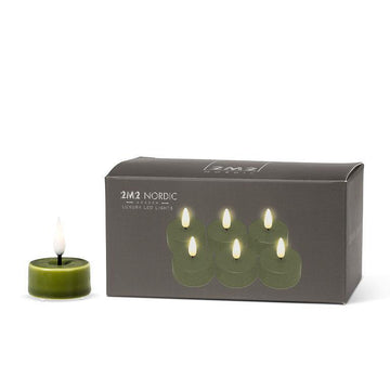 LED Tealight Candles Set of 6