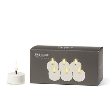 LED Tealight Candles Set of 6