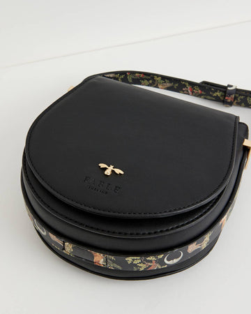 A Night's Tale Saddle Evening/Weekend Bag Black