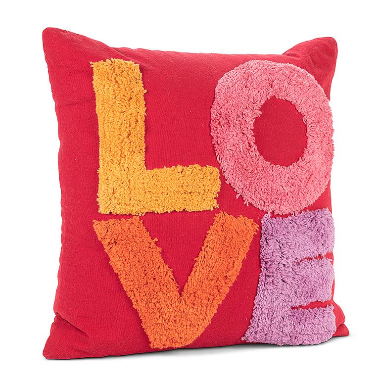 LOVE Tufted Patio Throw cushion