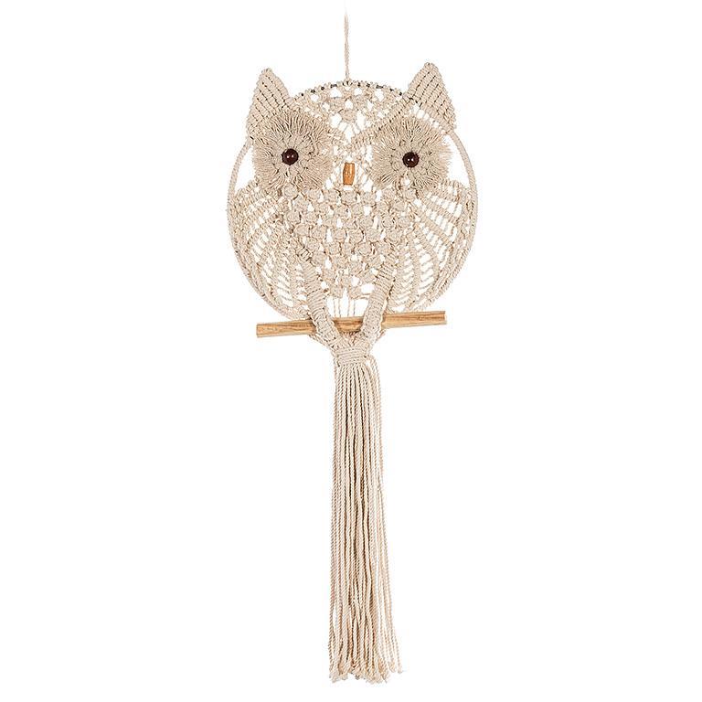 Owl Macrame Wall Hanging