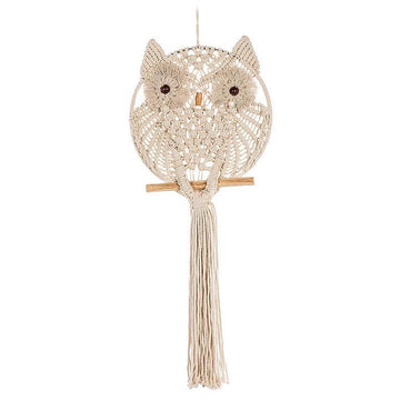 Owl Macrame Wall Hanging