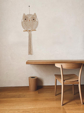 Owl Macrame Wall Hanging