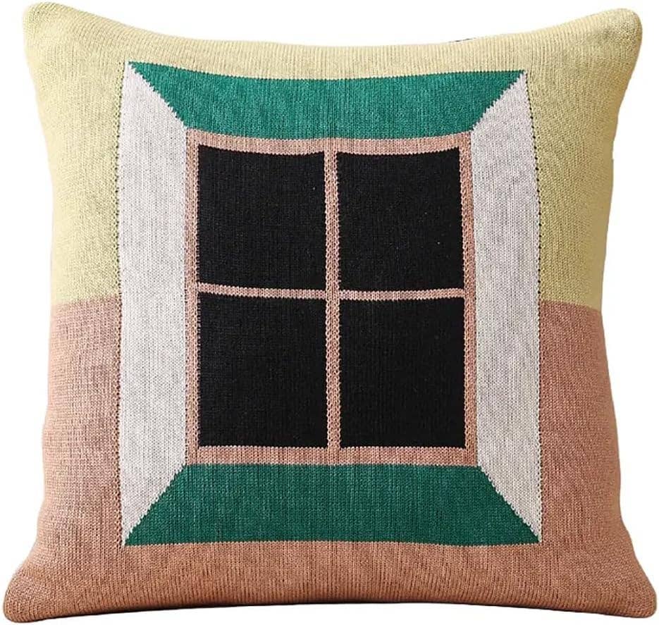 Novelty Design Knit 18" Decorative Throw Pillow Cover